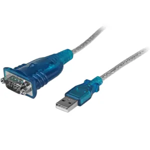 Cable Adaptador USB a Serial RS232 de 1 Puerto Serial DB9- Macho a Macho - ICUSB232V2