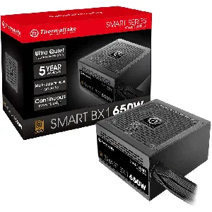 Fuente de Poder 650W Thermaltake Smart BX1, Certificada 80+ Plus Bronze, 120mm - PS-SPD-0650NNFABU-1