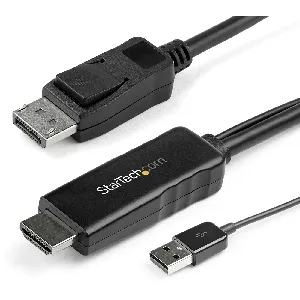 Adaptador HDMI a DisplayPort 4K 1.8mts 30Hz Powered - HD2DPMM6