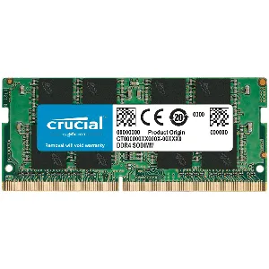 SODIMM 16GB DDR4 2666 PC4-21300 SIN BUFFER NO ECC (CRUCIAL BASICS) - CB16GS2666