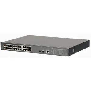 Switch de 24 Puertos PoE Gigabit Administrable Capa 2 240W 100/1000 Base-X - DH-PFS4226-24GT-240