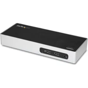 Docking Station de Notebook para Dos Pantallas con Video HDMI & DVI/VGA 6 Puertos USB 3.1 Gen 1 5Gbps Hub, GbE, Audio - Dock Universal Tipo A - DK30ADD