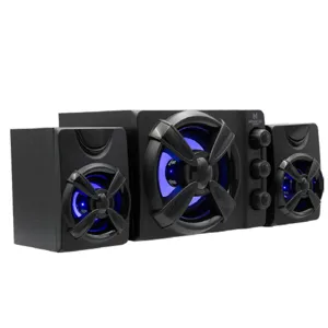 Parlante Subwoofer Monster Games Blowout 2.1, 7 Luces de Color, Conexión Jack 3.5mm y USB, 10W - 29MTGSW919