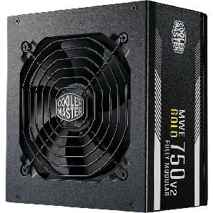 Fuente de Poder Coolermaster MWE Gold 750 - V2 750W Full Modular Certificada 80+ Plus Gold - MPE-7501-AFAAG-WO