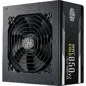 Fuente de Poder Cooler Master MWE Gold V2 FM 850W, Full Modular, Certificada 80+ Plus Gold - MPE-8501-AFAAG-WO
