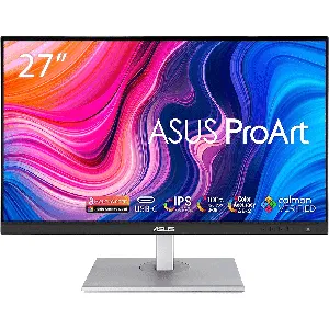Monitor profesional ASUS ProArt Display 27" IPS WQHD (2560 x 1440) 2K 100% sRGB, 100%, Calman, USB-C DisplayPort Daisy-chaining ProArt PIVOT - PA278CV