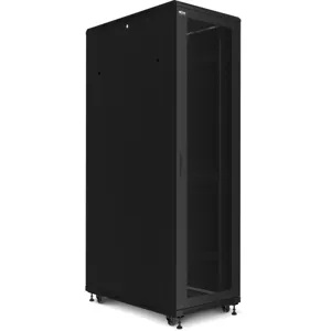 Gabinete Nexxt Solutions de 19", 600x1000, 42U, SKD, 4FAN, Negro - NPC-S42U61B