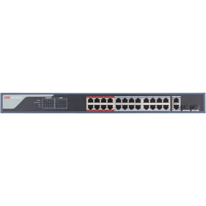 Switch 24 Puertos PoE Ethernet DS-3E1326P-EI V2 Hikvision - DS-3E1326P-EI