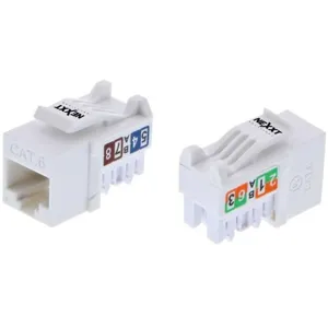 Módulo Keystone Jack RJ45 Cat6 - PCGKJC6TYRJWH