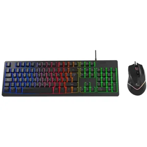 Combo Teclado Mouse Gamer XTech Antec, LED Multicolor, Teclado Membrana, Mouse 7 Botones - XTK-530S