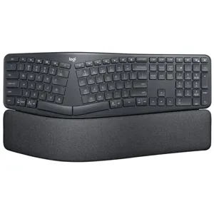 Teclado Logitech Ergo K860, Ergonómico con Reposamuñecas, Wireless Bluetooth 5.0 - 920-009166