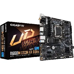 Tarjeta madre Gigabyte, LGA 1700, soporte 12ava-13ava gen Intel, PCI 4.0, Q Flash Plus - B660M DS3H AX DDR4