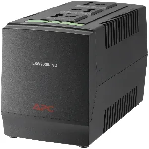 Regulador de Voltaje Automatico APC  Line-R 2000VA 1000W 3 Toma Universal - LSW2000-IND