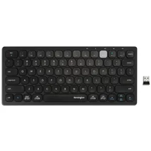 Teclado Compacto Wireless Kensington K75502, Multidispositivo, Negro, Español - K75502