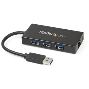 Hub USB 3.0 de 3 Puertos y Ethernet - ST3300GU3B