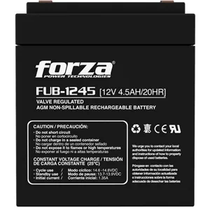 Batería Forza FUB para UPS de 4.5A, Recargable, 12V - FUB-1245