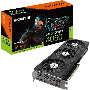 Tarjeta de Video GeForce RTX 4060 Gaming OC 8G 3 WINDFORCE 8GB 128 bits GDDR6 - GV-N4060GAMING OC-8GD