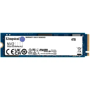 4TB SSD Kingston NV2 4TB. M.2 2280. PCIe 4.0, NVMe Lectura 3500 MB/s Escritura 2800 MB/s - SNV2S/4000G