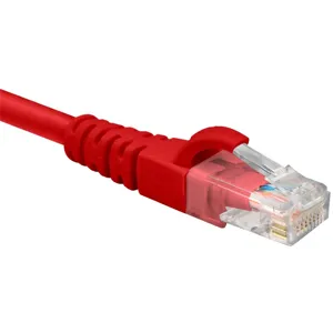 Cable de Red Patch Cord Cat6 30cm CM - ROJO - PCGPCC6CM01RD