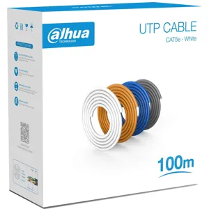 Cable UTP CAT5e 100 metros Blanco Dahua - DH-PFM920I-5EU-U-100
