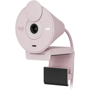 Webcam Logitech Brio 300, Full HD 1080p/30FPS, Micrófono Integrado, USB-C, Rosado - 960-001446