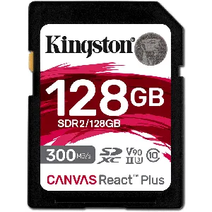 128GB SD Canvas React Clase 10 300/260MB/seg  - SDR2/128GB