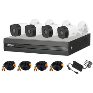 Kit Dahua XVR cooper de 8 Canales con HDD de 1TB y 4 Cámaras Bullet - DH-KIT/XVR1B08-I-1T/4-B1A21-0280B
