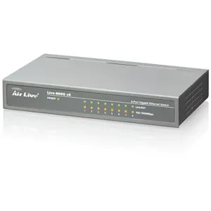 Live 800G SWITCH 8 Port 1000 Base T caja metal