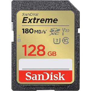 Tarjeta de Memoria SDXC UHS-I Extreme de 128 GB - Tarjeta C10, U3, V30, 4K, UHD, SD - SDSDXVA-128G-GNCIN