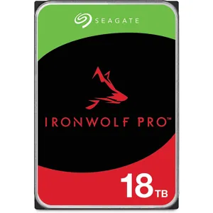 Disco Duro  SGT 18TB 7200RPM 3.5"Sata3 Ironwolf Pro Uso NAS 24/7 Gtia 5 - interno - 3.5" - SATA 6Gb/s - 7200 rpm - búfer: 256 MB - ST18000NT001