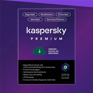 Antivirus Kaspersky Premium + Customer Support, 1 Dispositivo, 1 Cuenta, 1 Año, Digital, LATAM - KL1047DDAFS