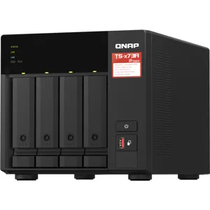 NAS Servidor NAS SATA 6Gb/s AMD Ryzen V1000 series 8GB Gigabit Ethernet 4-bay NAS/iSCSI IP-SAN - TS-473A-8G-US