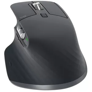 Mouse Inalámbrico Logitech MX Master 3s, Bluetooth Wireless, 7 Botones, 8.000 DPI, Negro - 910-006561