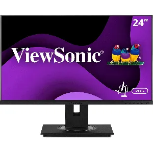 Monitor VG2456a IPS 1080p  24" con docking station con USB C de 90W, RJ45 y conexión en serie pn VG2456a