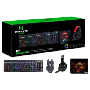 Kit Gamer 4 en 1 Mouse - Teclado - Audifono Padmouse - 29MTGK4125