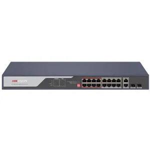 Switch de 16 Puertos Hikvision PoE DS-3E0318P-E, 10/100 230W, No Gesgionado - DS-3E0318P-E