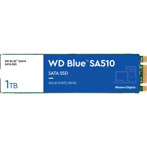 1TB SSD Blue SN510 Int SATA3 3D M.2 2280 SATA 6Gb/s - WDS100T3B0B