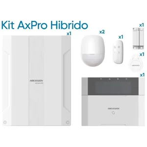 Kit de alarma Axpro hibrido 64 zonas Hikvision - DS-PHA64-Kit-WB