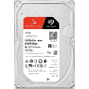 Disco Duro IronWolf Pro 10TB 3.5" 7200RPM SATA III 6Gb/s 256MB para NAS - ST10000NT001