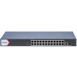 Switch POE+ Adm. 24 puertos 300mt 230W 1 Uplink 1 SFP  - 24 - DS-3E1526P-EI/M