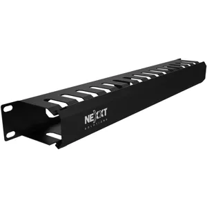 Organizador de Cables Horizontal 19" 1U Nexxt Solutions - NPM-DH1UB