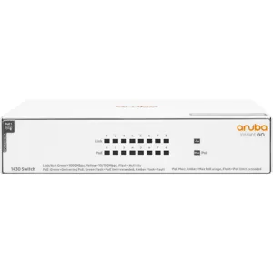 Switch Aruba Instant On 1430 8G Class4 8 x 10/100/1000 (PoE Class 4)  64W Switch - R8R46A