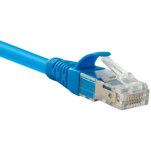 Cable de Red Patch Cord Cat6A 1 mts LSZH Azul - NAB-PCS6A3FBL