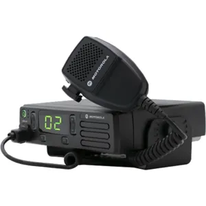 Equipo Radio móvil digital Motorola DEM300 original 16 Ch 45 Watts VHF 136-174 Mhz - LAM01JQC9JC1AN