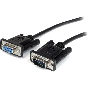 Cable de extensión serial DB9 RS232 3 Mts macho a hembra Startech -  MXT1003MBK