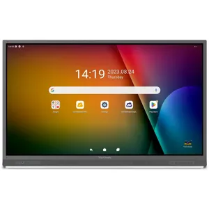 Pantalla Interactia ViewBoard, 75" 3840x2160, HDMI, USB, VB-WIFI-005 Google EDLA - IFP7552-2ED