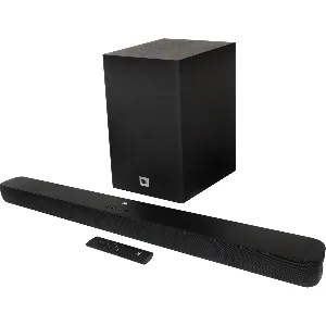 Barra de Sonido JBL Cinema SB180, Powerful Bluetooth, HDMI, altavoz 110W RMS, subwoofer 60W RMS - JBLSB180BLKBR2