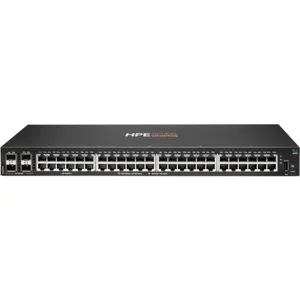 Swich  HPE Aruba 6100 48G 4SFP+ Switch  48 x 10/100/1000 + 4 x 1 Gigabit / 10 Gigabit SFP+ rack - JL676A