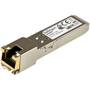 HP JD089B Compatible SFP - Gigabit RJ45 Copper 1000Base-T SFP Transceiver Module - 100 m (328 ft) - Mini-GBIC with Lifetime Warranty - Copper SFP for 1000Base-T networks - JD089BST