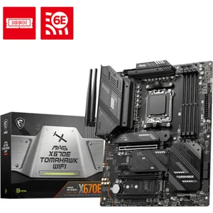 Tarjeta Madre MSI MAG X670E TOMAHAWK WIFI AM5, DDR5 4800/7800+MHz, M.2 x4, ATX - MAG X670E TOMAHAWK WIFI
